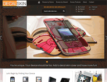 Tablet Screenshot of decalskin.com